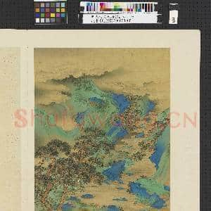 明人仿宋元诸家山水 册 临流煮茗|1幅|12.03 MB|高清下载