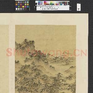 明人仿宋元诸家山水 册 溪山茅舍|1幅|11.58 MB|高清下载