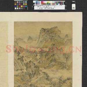 明人仿宋元诸家山水 册 关山行旅|1幅|11.6 MB|高清下载