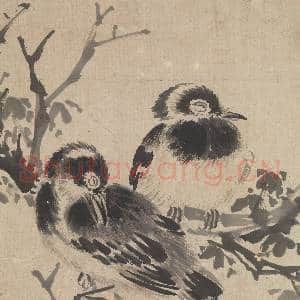 明沈周双乌在树图 轴|9幅|84.87 MB|高清下载