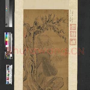 明吴彬画罗汉(第十一租查巴纳荅嘎尊者)轴|1幅|8.13 MB|高清下载
