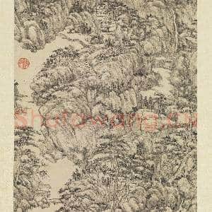 清王原祁仿王蒙笔意 轴|4幅|43.81 MB|高清下载