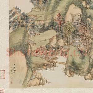 清董邦达翠岩红树御题 轴|5幅|47.51 MB|高清下载