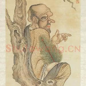 清丁观鹏画十六罗汉像(十一)第十一租查巴纳塔嘎尊者 轴|4幅|35.43 MB|高清下载