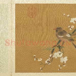 五代后蜀黄筌长春花鸟 册 梅竹翎毛|4幅|42.07 MB|高清下载