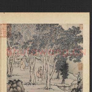 明沈周摹古 册 园中赏桂|2幅|18.69 MB|高清下载