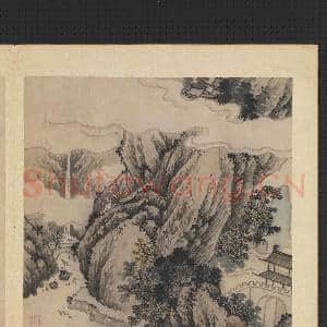 明沈周摹古 册 登梁昭明读书台|2幅|18.01 MB|高清下载