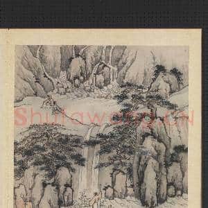 明沈周摹古 册 仿范宽笔法|2幅|17.73 MB|高清下载