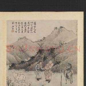 明沈周摹古 册 仿古|2幅|16.69 MB|高清下载
