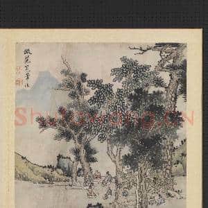 明沈周摹古 册 仿范宽山水|2幅|17.39 MB|高清下载