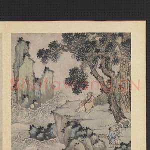 明沈周摹古 册 山水|2幅|17.81 MB|高清下载