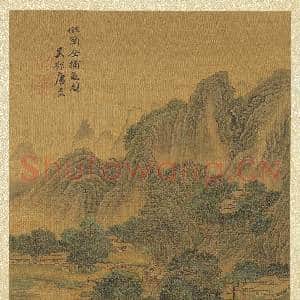 明唐寅仿古山水册 册 仿关仝捕鱼图|3幅|35.71 MB|高清下载