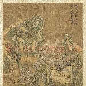 明唐寅仿古山水册 册 仿王维雪山行旅图|3幅|36.41 MB|高清下载