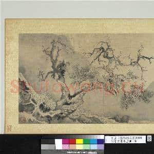 明唐寅摹古画册 册 松声水涧|1幅|10.53 MB|高清下载