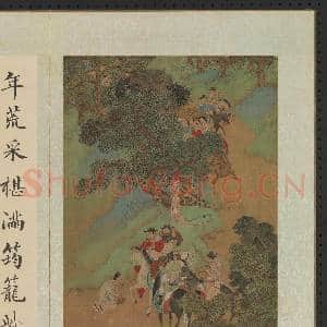 明仇英画二十四孝 册 蔡顺拾椹异器|2幅|19.36 MB|高清下载