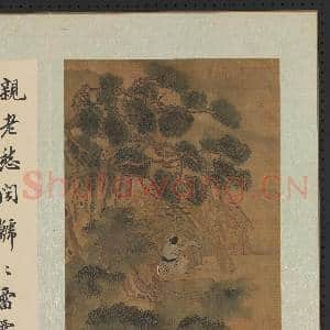 明仇英画二十四孝 册 王裒闻雷省墓|2幅|19.07 MB|高清下载