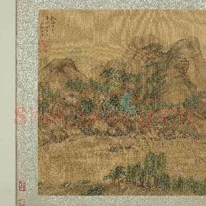 明周用画新安十景图 册 练江十寺|3幅|35.4 MB|高清下载