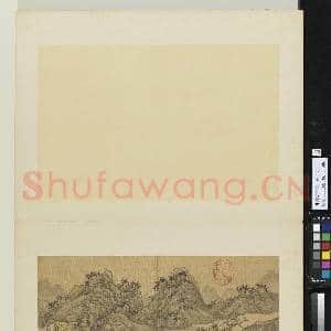 明谢时臣画山水 册 江岸望山|2幅|21.99 MB|高清下载