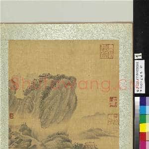 明宋懋晋画山水 册 高阁幽人|2幅|27.05 MB|高清下载