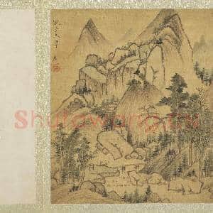 明赵左山水 册 仿黄公望山水|3幅|33.79 MB|高清下载