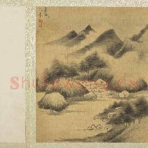 明赵左山水 册 仿米芾山水|3幅|33.11 MB|高清下载