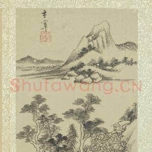 明董其昌画舟行十景 册 江岸望山|3幅|35.76 MB|高清下载