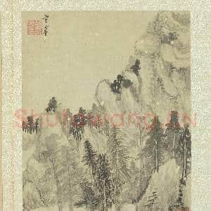 明董其昌画舟行十景 册 杉木依翠|3幅|35.99 MB|高清下载