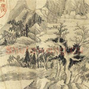 明董其昌便面画册 册 重山迭翠|2幅|27.65 MB|高清下载
