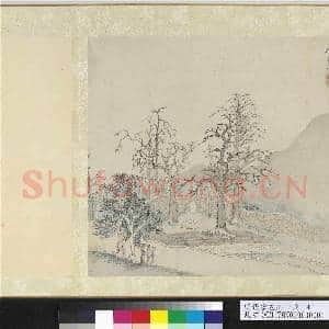 明张宏包山十景 册 柳毅井|1幅|12.4 MB|高清下载