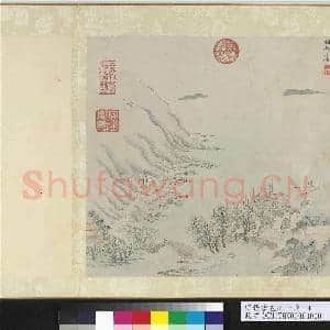 明张宏包山十景 册 湖桥罟市|1幅|12.38 MB|高清下载
