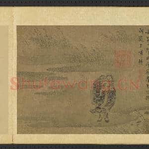 明李麟画十二牧图 册 长笛一声|1幅|12.86 MB|高清下载
