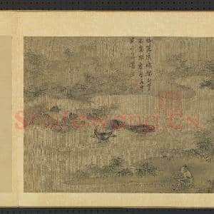 明李麟画十二牧图 册 且以息其力|1幅|13.43 MB|高清下载