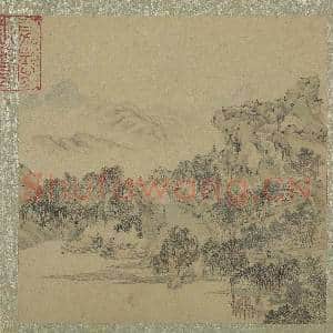清王翚拟古山水画册 册 渔艇闲话|4幅|48.45 MB|高清下载