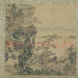 清王翚拟古山水画册 册 城关飘旗|3幅|36.09 MB|高清下载