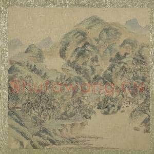 清王翚拟古山水画册 册 青山绿柳|3幅|35.55 MB|高清下载