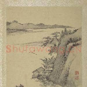 清王翚画山水 册 临水筑居|3幅|35.14 MB|高清下载