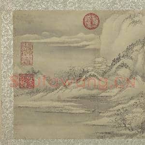 清恽寿平仿古山水 册 仿江贯道溪山暮雪|3幅|33.01 MB|高清下载