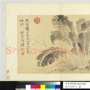 清恽寿平写生 册 墨菜|1幅|9.36 MB|高清下载