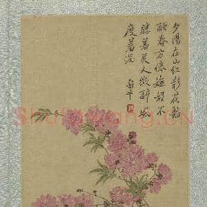 清恽寿平画花卉 册 碧桃|4幅|42.65 MB|高清下载