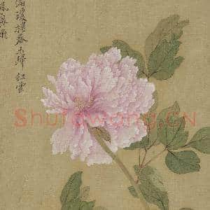 清恽寿平画花卉 册 牡丹|4幅|45.22 MB|高清下载