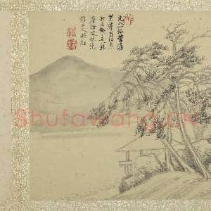 清恽寿平画山水 册 松阁远山|3幅|31.17 MB|高清下载