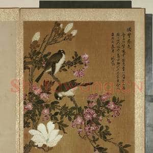 清马元驭画花卉 册 海棠辛夷|1幅|12.03 MB|高清下载