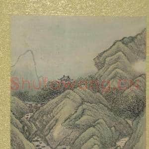 清允禧山水 册 层岩古木|3幅|33.11 MB|高清下载