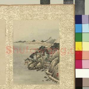 清允禧画山水 册 层楼松磴|1幅|11.38 MB|高清下载