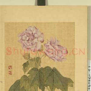 清邹元斗画四季花卉 册 芙蓉|1幅|7.62 MB|高清下载