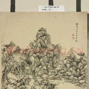 清赵晓画山水 册 岩栖谷汲|1幅|10.58 MB|高清下载