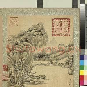 清吴暻山水 册 云岫烟林|2幅|22.49 MB|高清下载