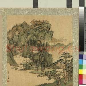 清吴暻山水 册 层岩积秀|1幅|12.25 MB|高清下载