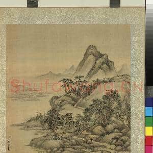 清王铨山水 册 溪山放棹|1幅|12.03 MB|高清下载