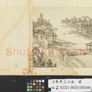 清焦秉贞山水 册 夏塘图|1幅|9.59 MB|高清下载